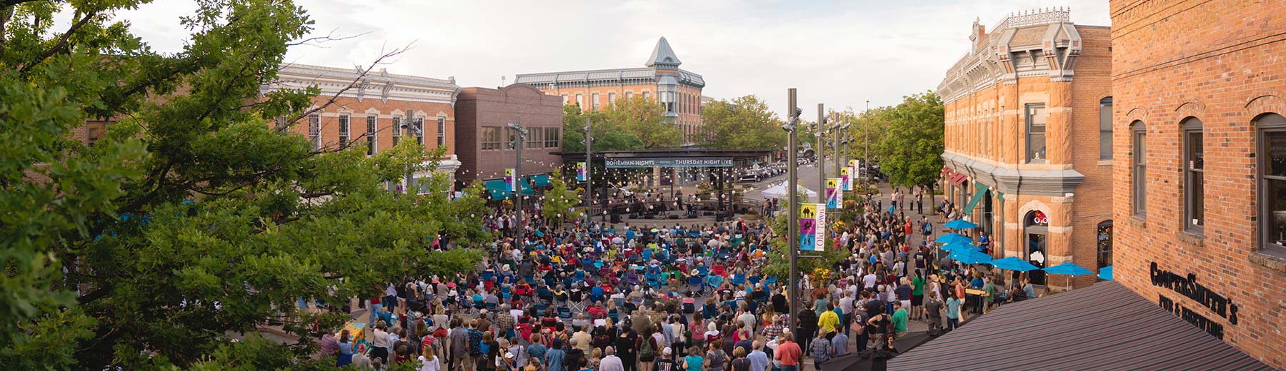 
Thursday Night Live

The series will be held on the outdoor stage in Fort Collins’ Old Town Square and will take place every Thursday from 7-9 p.m., June 2nd – Sept. 15th. These performances are free and open to the public.
